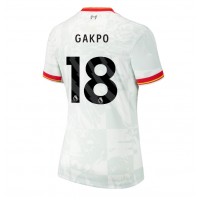 Liverpool Cody Gakpo #18 Kolmaspaita Naiset 2024-25 Lyhythihainen